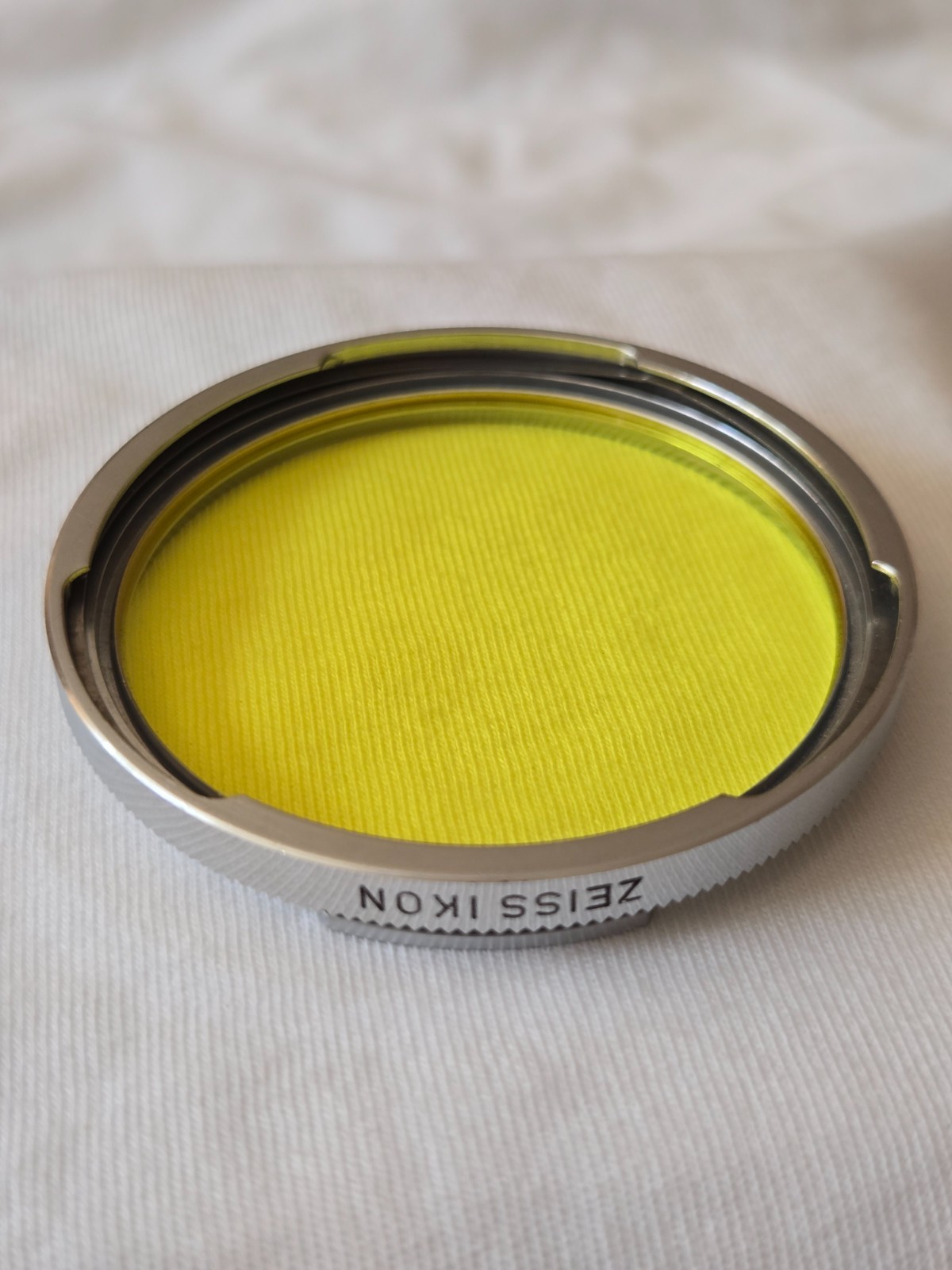 Orig. Zeiss Ikon B56 (G 2x -1) Yellow Filter for Contarex Lens Made in Germany