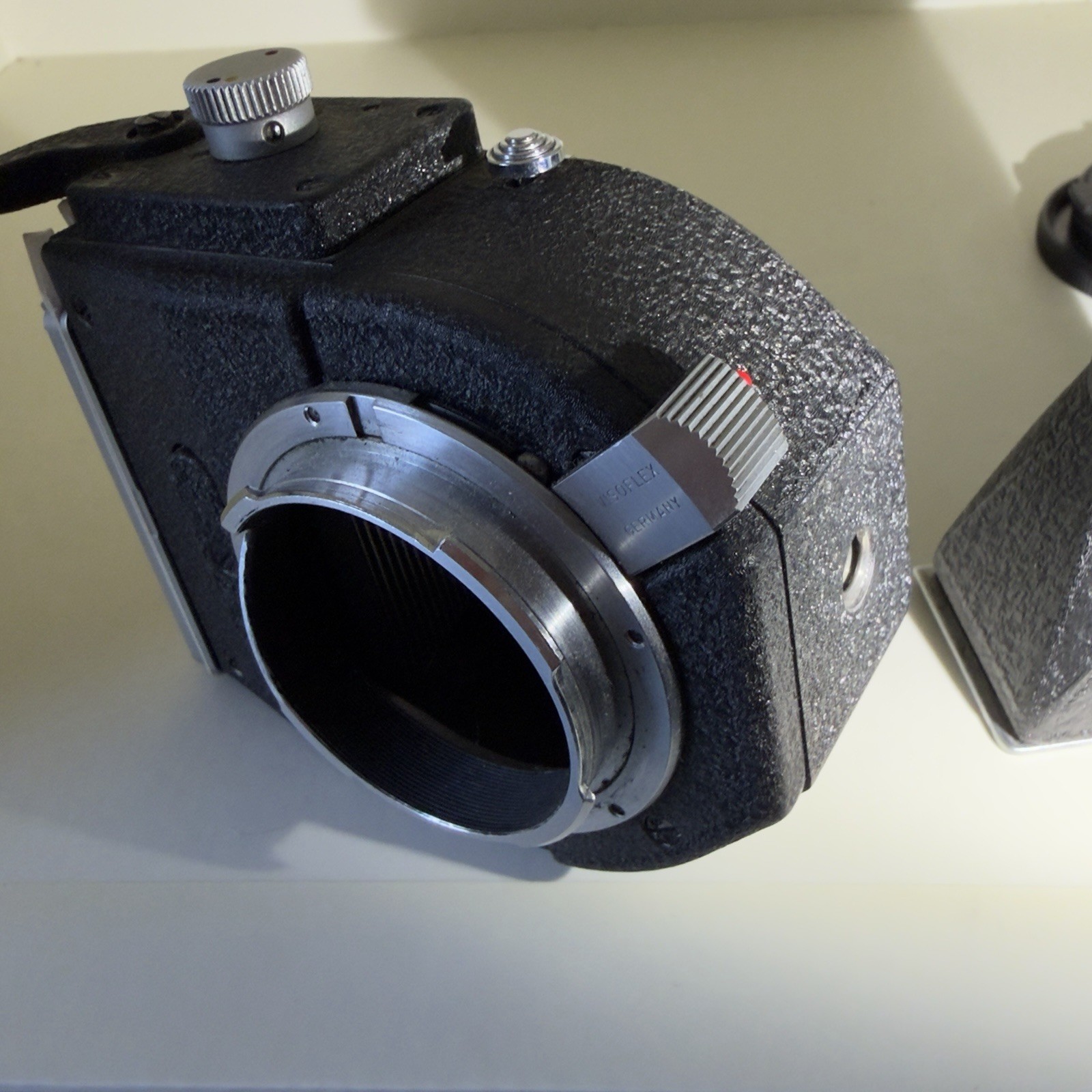 Leica Leitz Visoflex II w/ OTVXO 5x Vertical Magnifier Body Cap M Mount A15