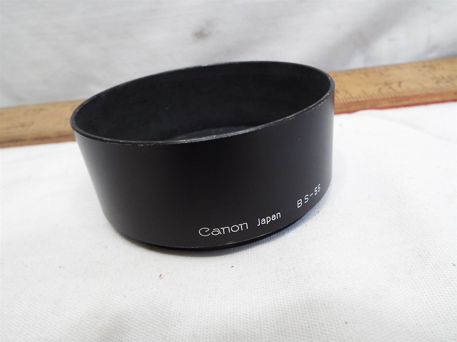 Vintage Canon SLR Film Camera Lens Hood BS-55 55mm for FD Bayonet Lenses Japan