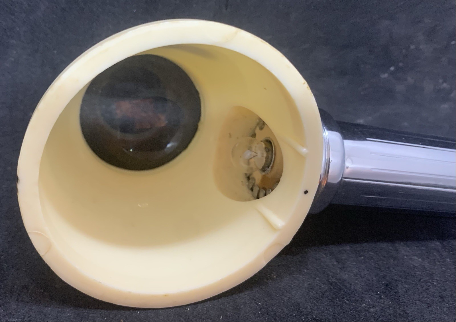 Vintage Light House Lighthouse Flash Magnifier Japan Metal Plastic 5X – UNTESTED