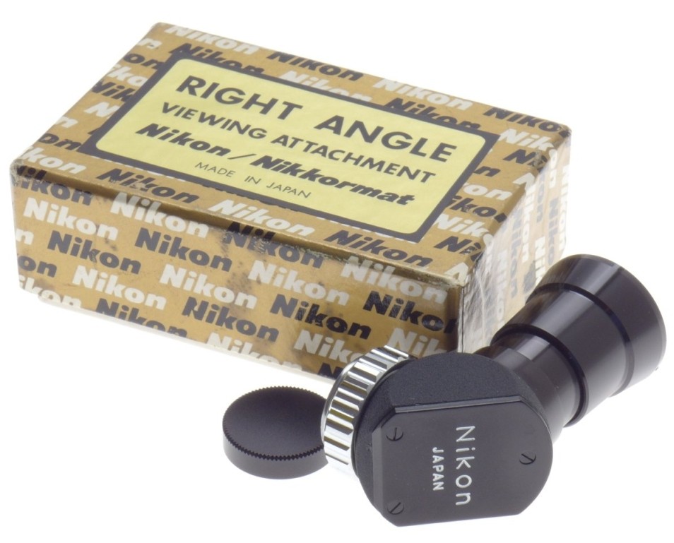 RIGHT ANGLE NIKON VIEWING ATTACHMENT NIKKORMAT SLR VINTAGE FILM CAMERAS BOX MINT