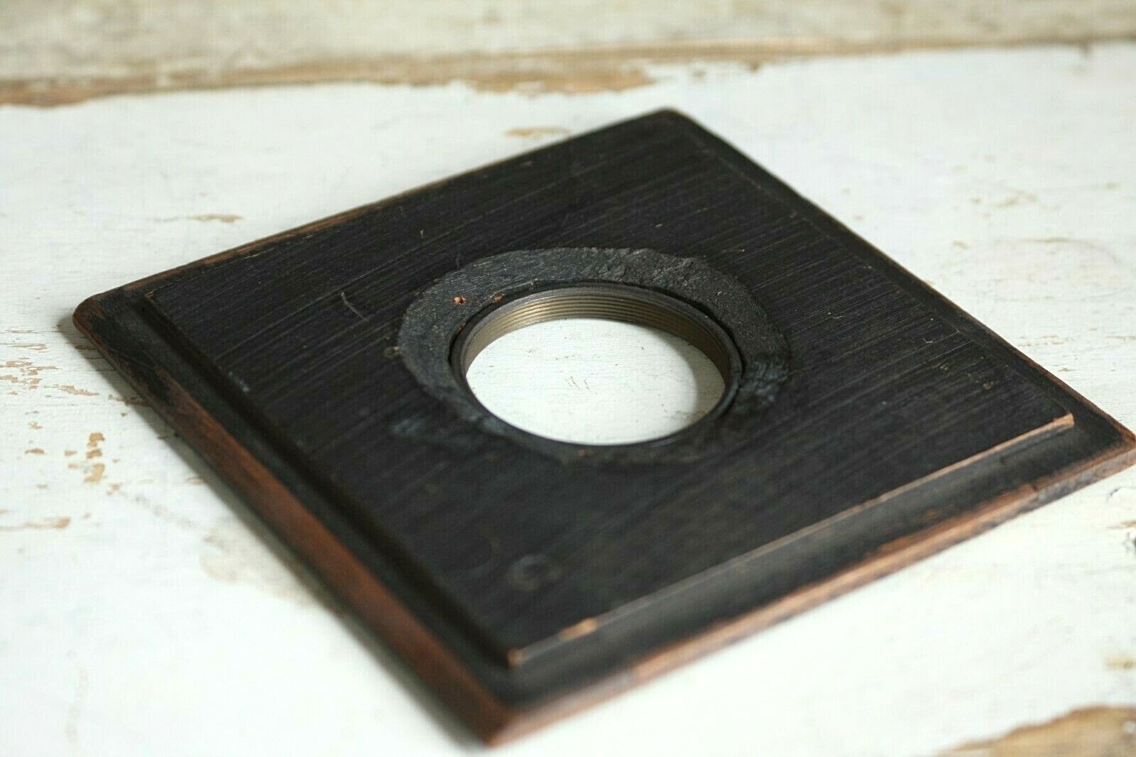 Lens Board 4″ with Brass FLANGE MOUNT 34mm