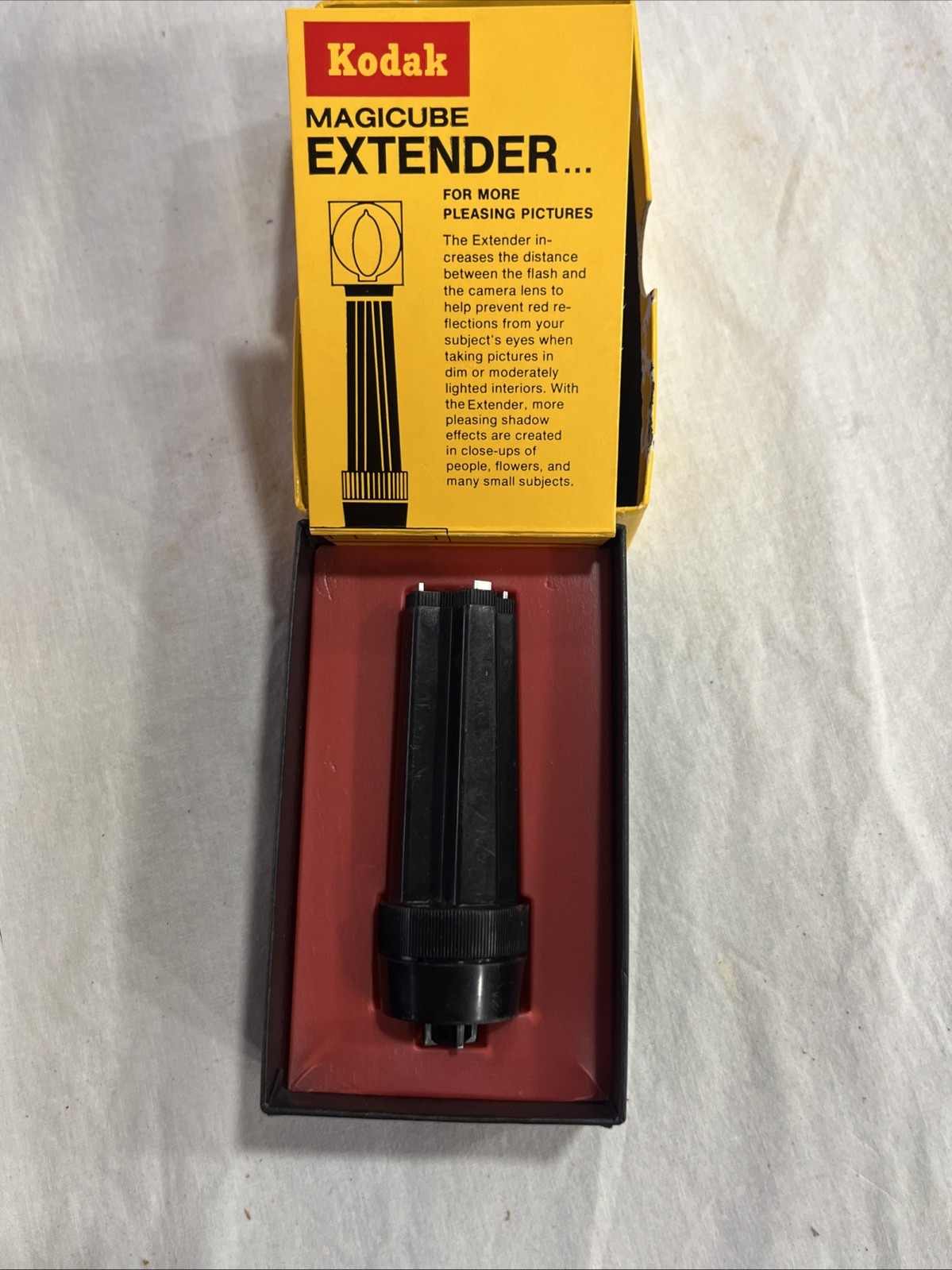 Kodak *NEW* Magicube Extender In Box For All Cameras Using Type X Magicube 1970s