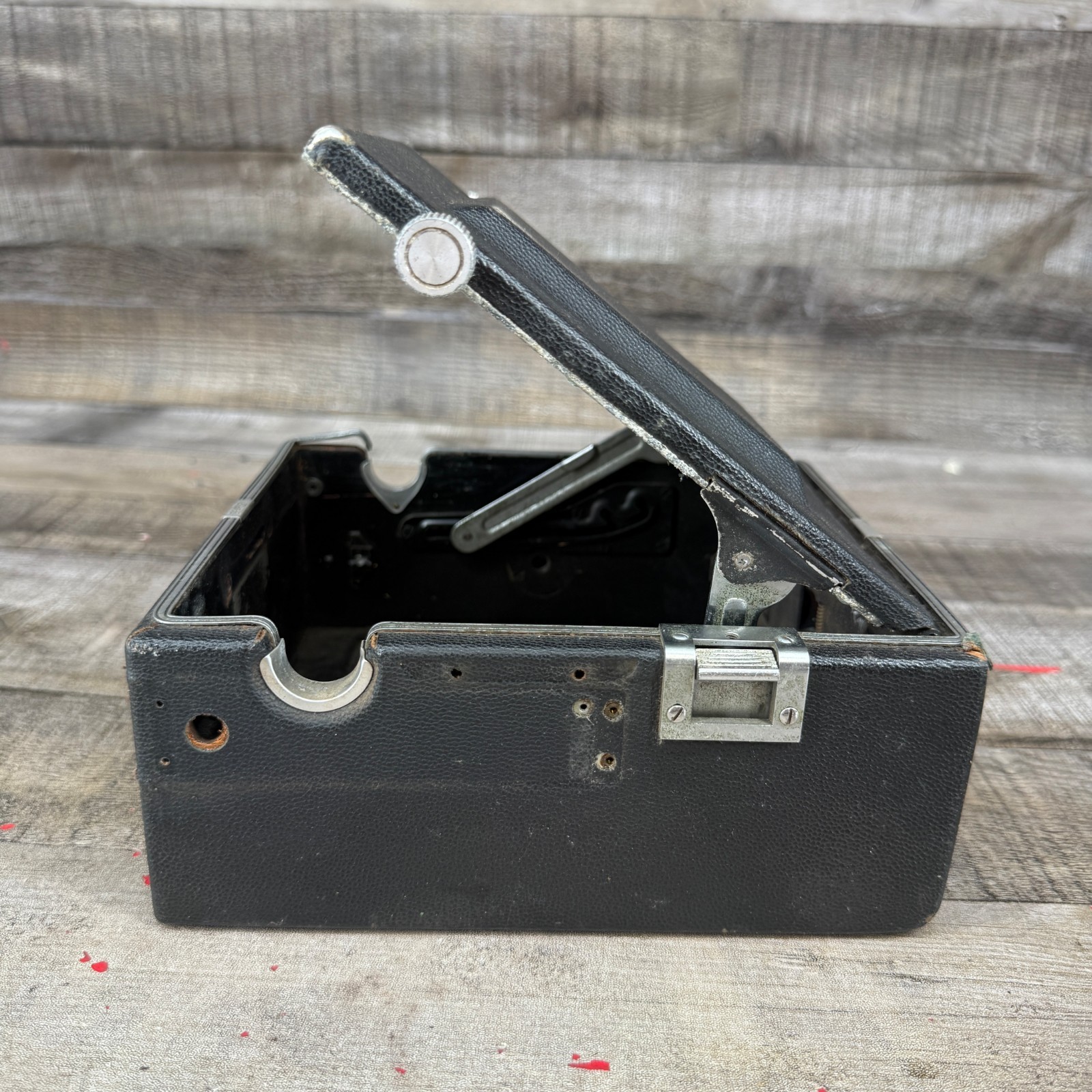 Vintage GraFlex Speed Graphic Press Camera Case Holder Only Doesn’t Close