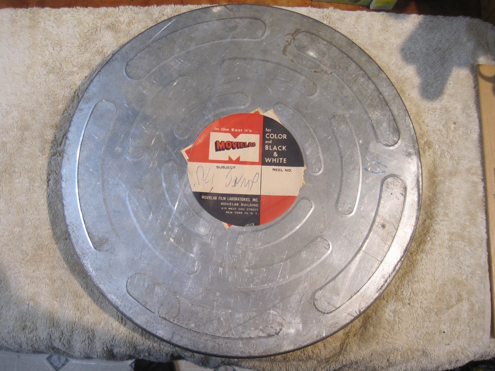 Vintage Geveart 35 mm Movie film tin