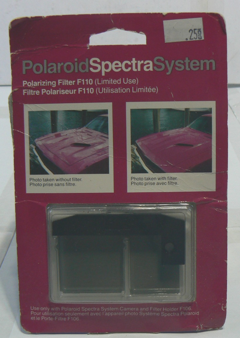 Polaroid Creative Effects Polarizing Filter F110 for Spectra System Camera