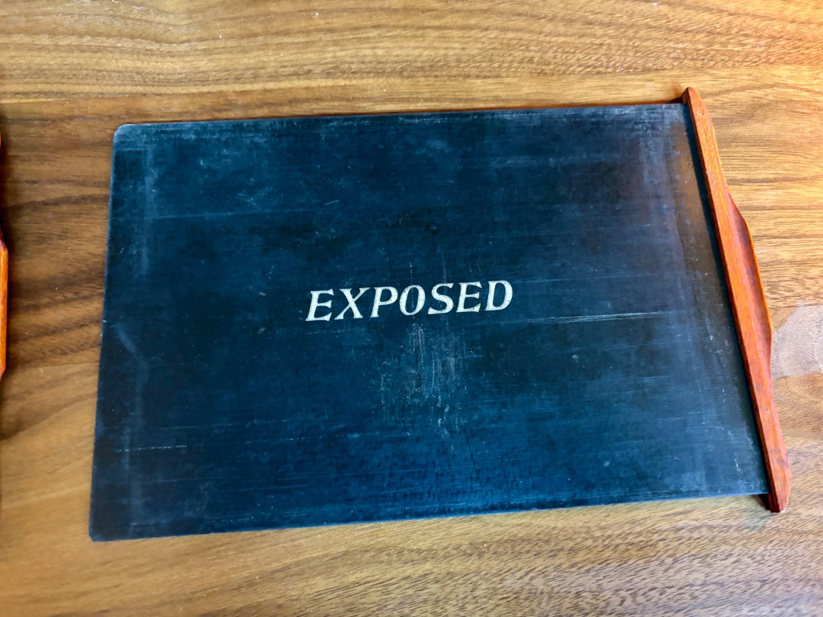 Antique 1800’s Box Camera Large Format Wood Film Plate Holder