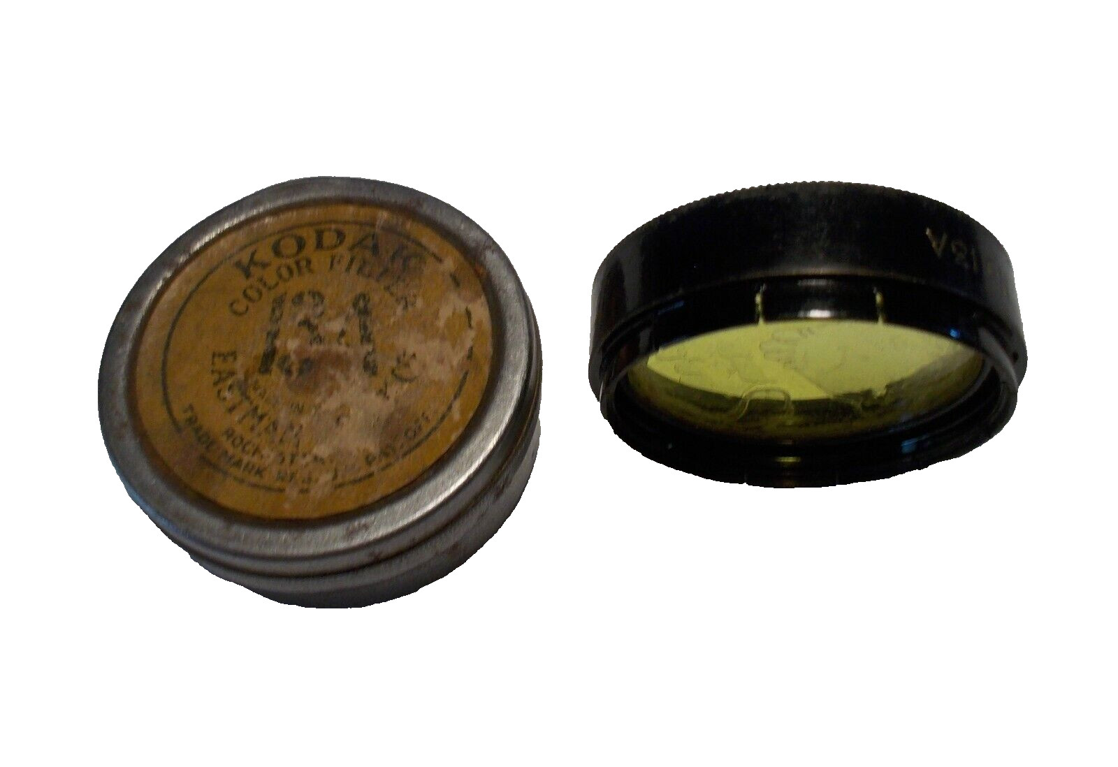 Vintage Kodak No 13-A Color filter with Tin Case