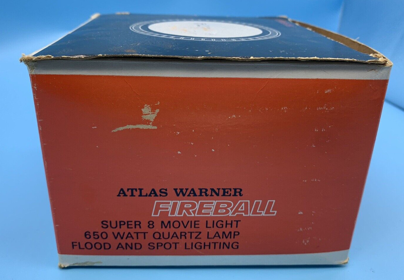 Atlas Warner Fireball Super 8 650 Watt Quartz Lamp Movie Light – Tested