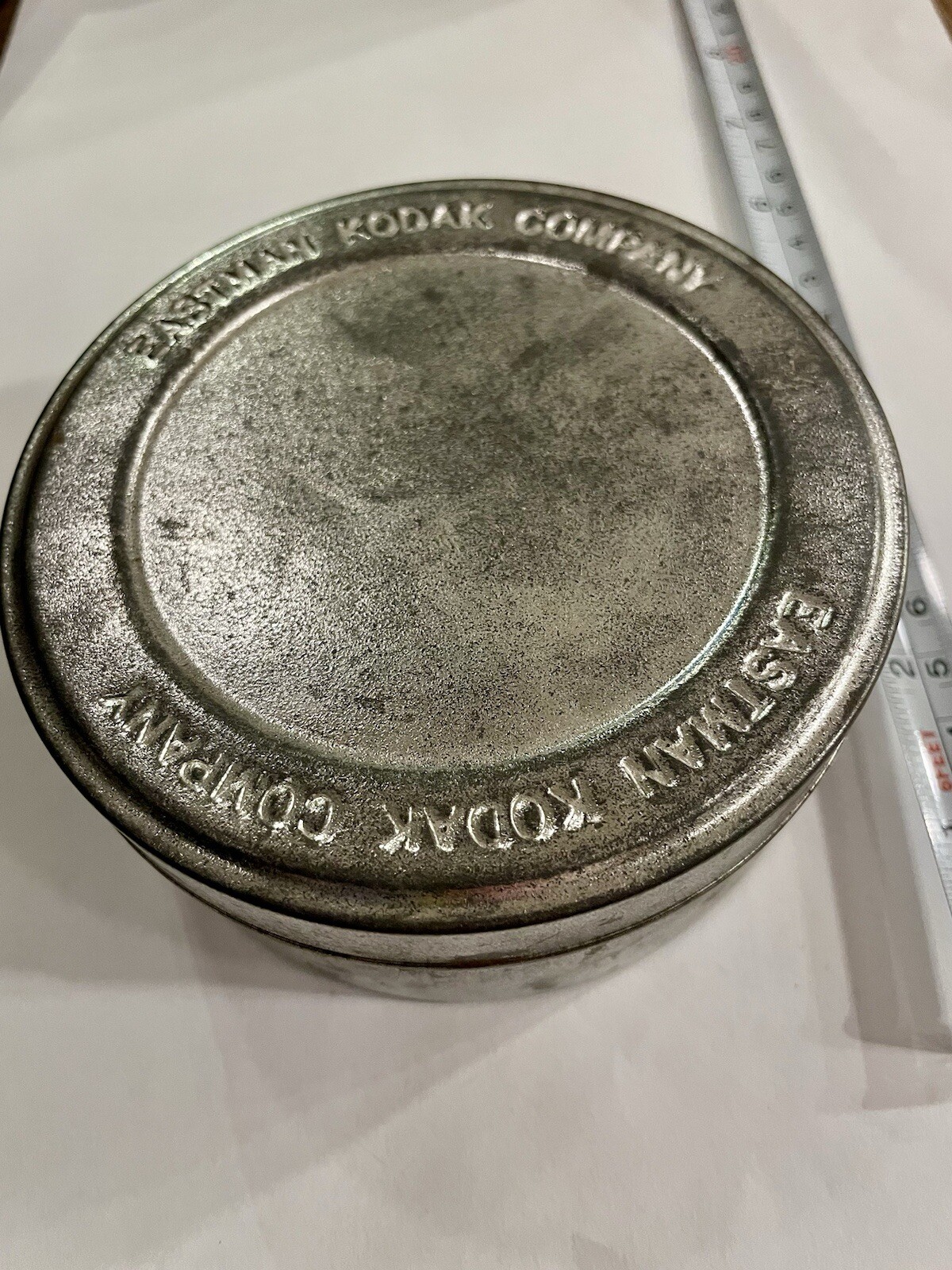 Eastman Kodak Vintage Metal Film Tin Canister Company Container Vintage