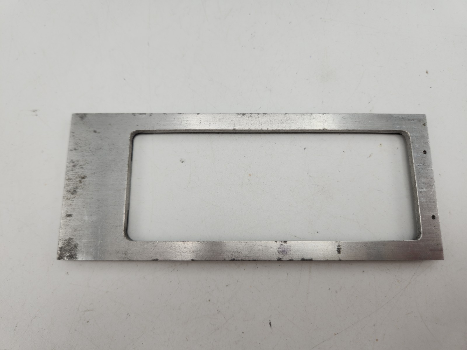 Antique Ica Case & 45x107mm Plate Glass Holder Frame for Polyscop Stereo Camera