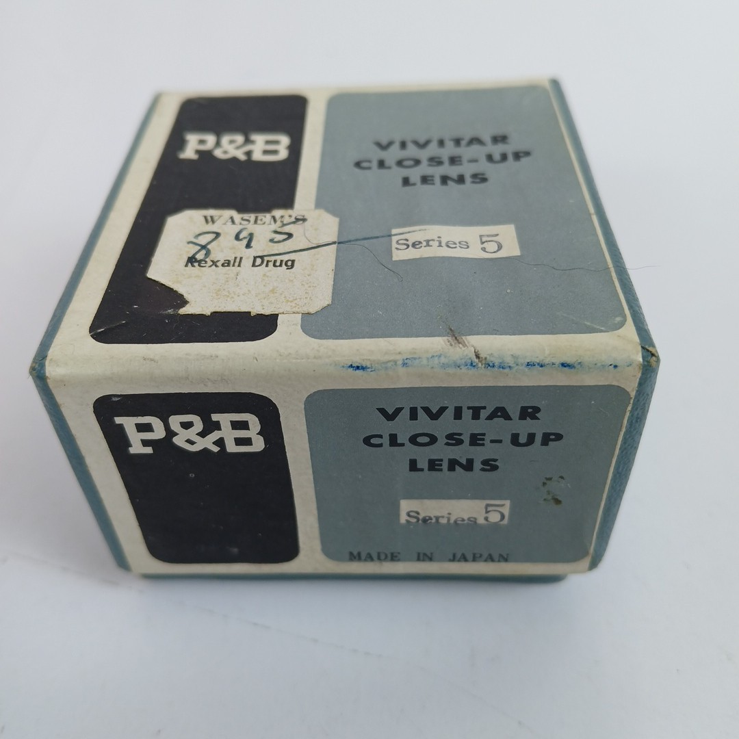 Vivitar P&B Close up Lens NO. 1,2,3 With Case and Original Box Series 5
