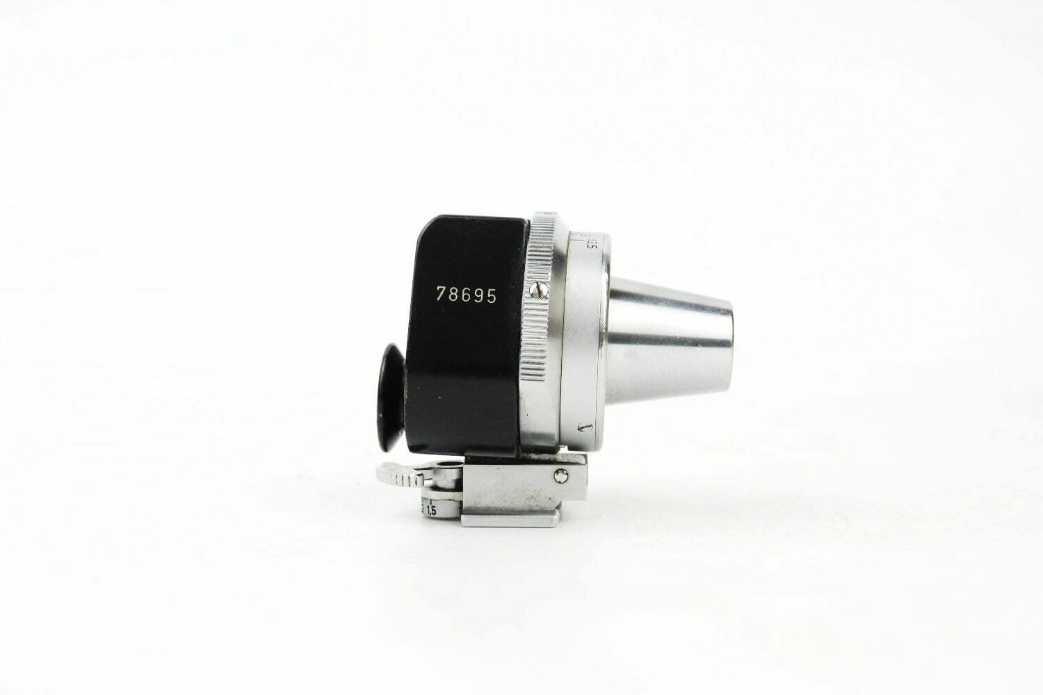Leitz VIOOH Universal Viewfinder 35-135mm – Black/Chrome – S/N 78695