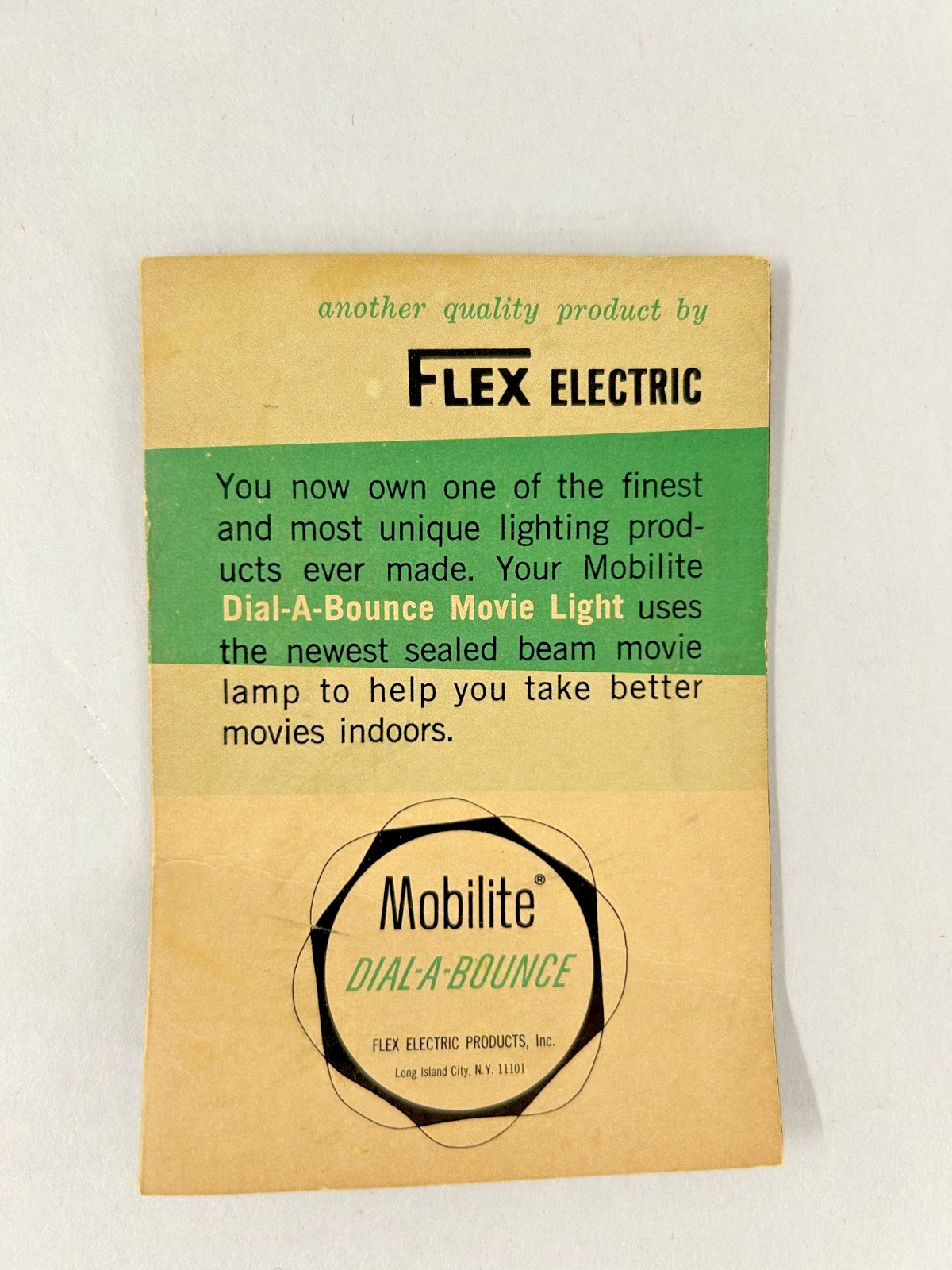 Mobilite Portable Sunshine Dial-A-Bounce Movie Light