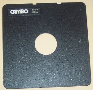 New Cambo C7 Lens Board 6.375 x 6.375 w/ 1.637 Dia Hole