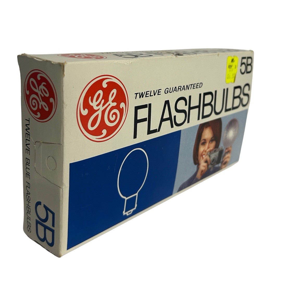 Vintage Flashbulb Lot GE 5B M3 Sylvania Blue Dot Westinghouse Projection Lamp