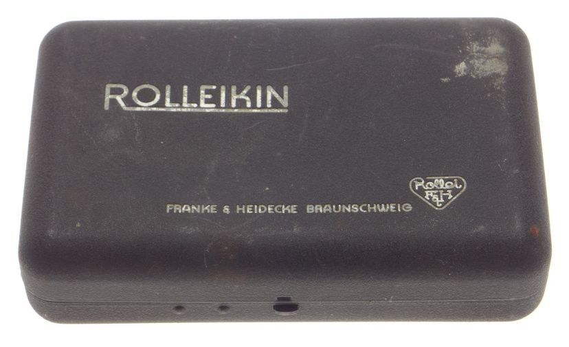 Rollei Rolleikin conversion kit converts medium format to 35mm small image cased