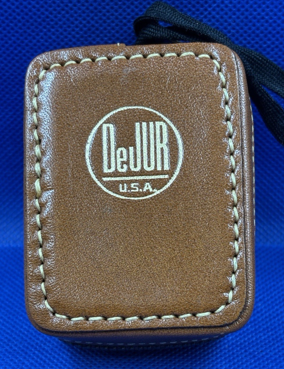 Vintage DeJur Amsco Model 5-B Light Meter Works w/ Case USA