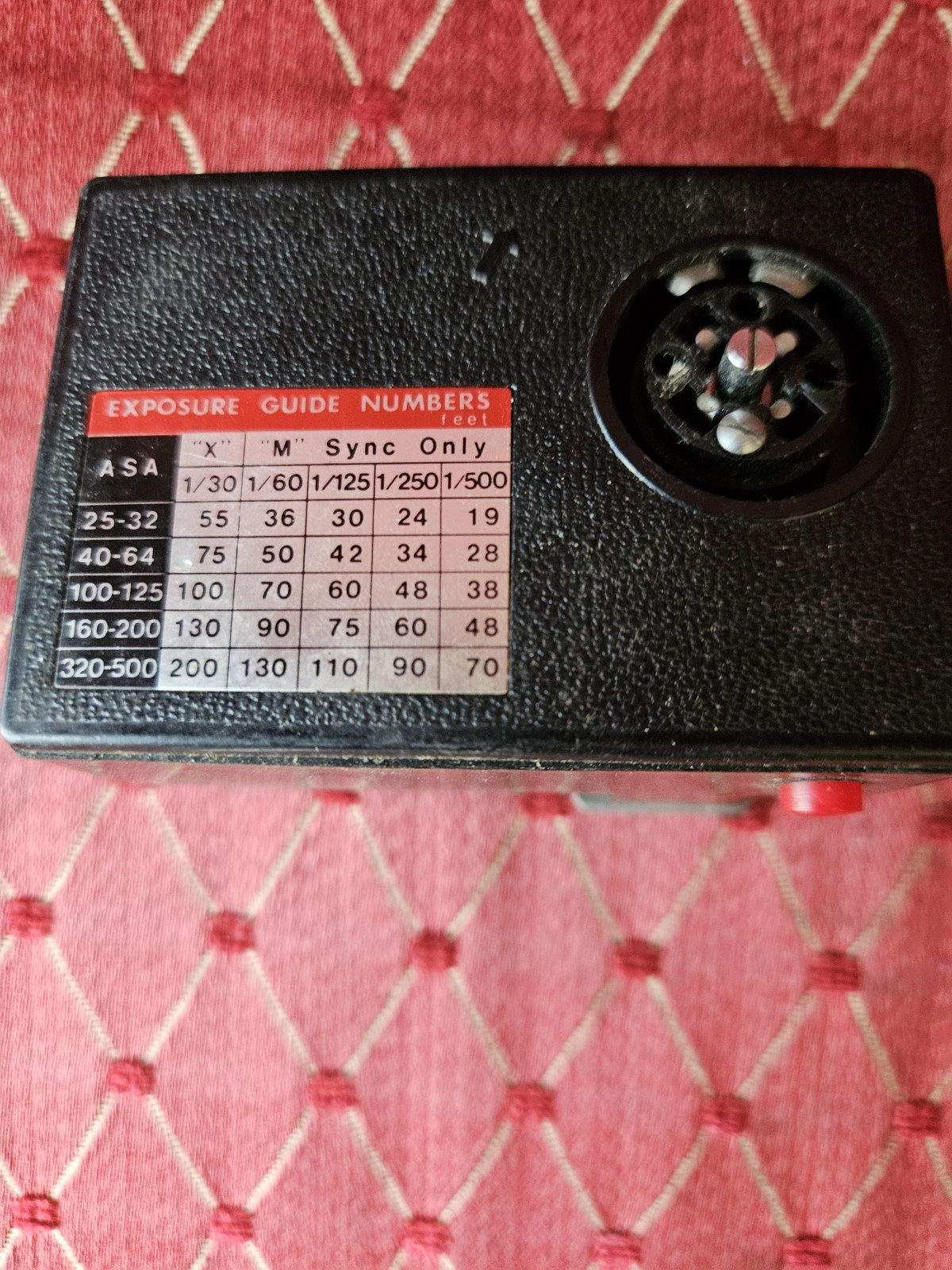 KALIMAR Auto-Cube Flash Unit K-456 Vintage Japan, Used Untested