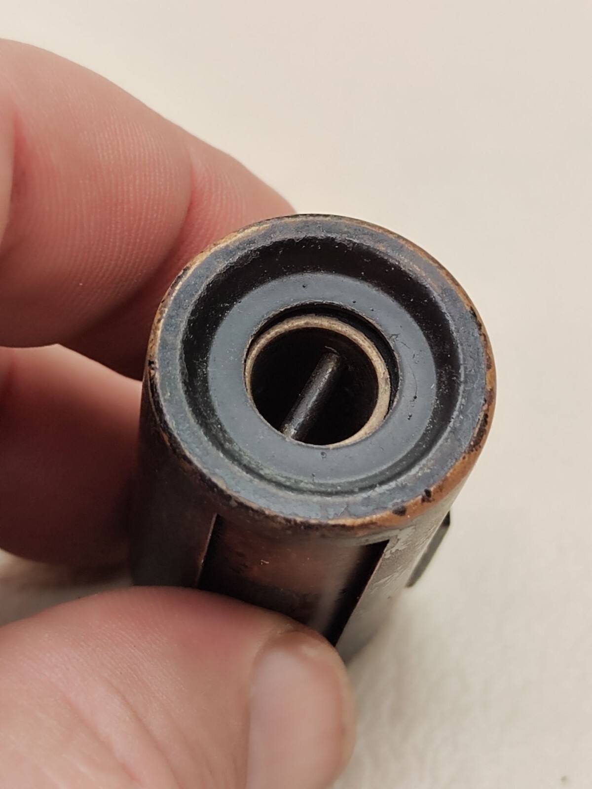 Reloadable cassette for 35 mm film brass for Fed cameras USSR