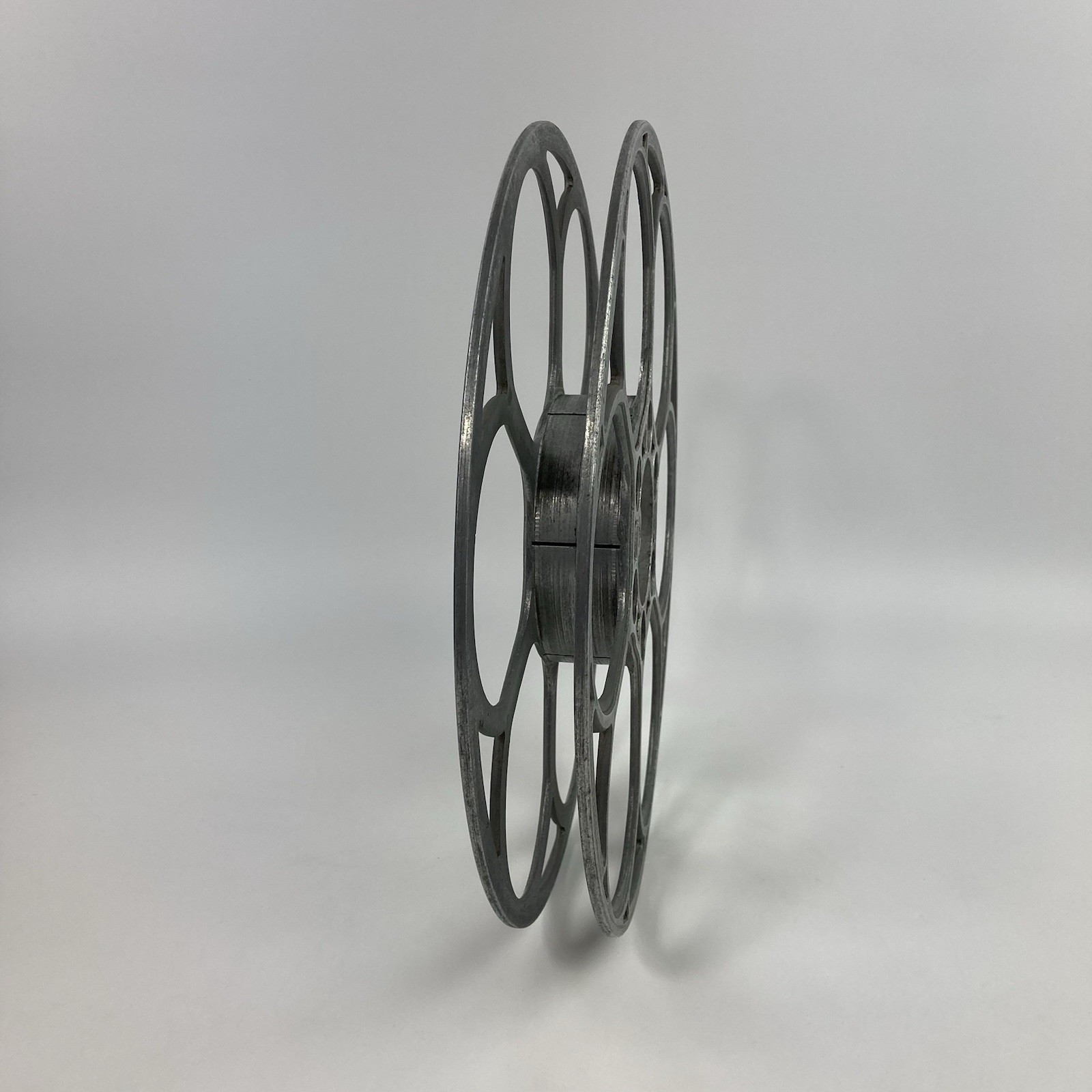 Goldberg Bros 14.5″ 35mm Aluminum 6-Hole Film Reel Vintage Denver, CO