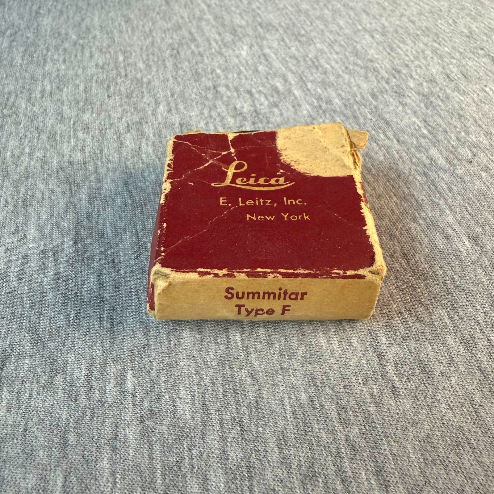 Leica E. Leitz Vintage Summitar Type F Flash Filter w/ Original Box New York