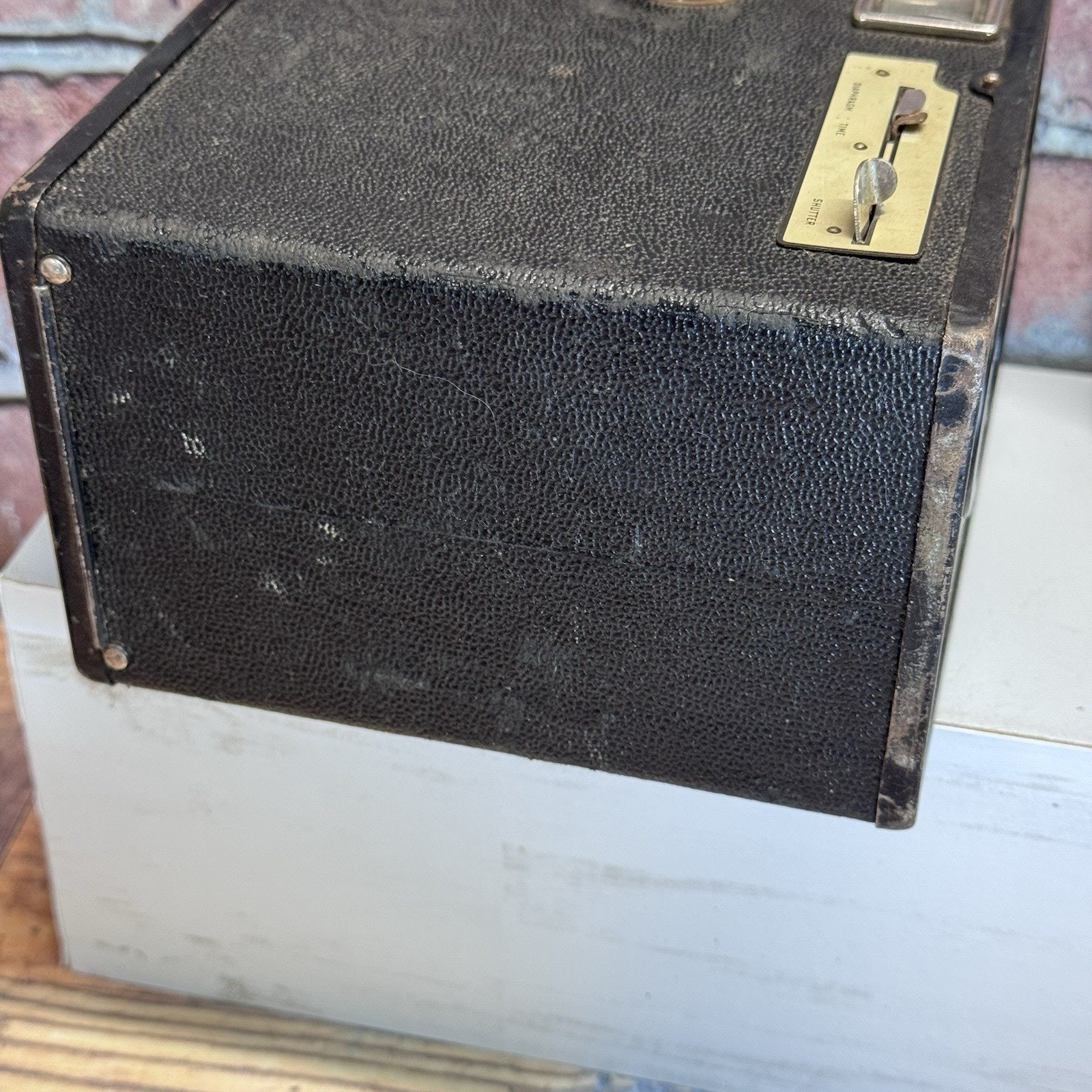 Vintage Agfa Ansco Shur-Shot D6 Box Camera (Untested, Parts or shelf decor only)