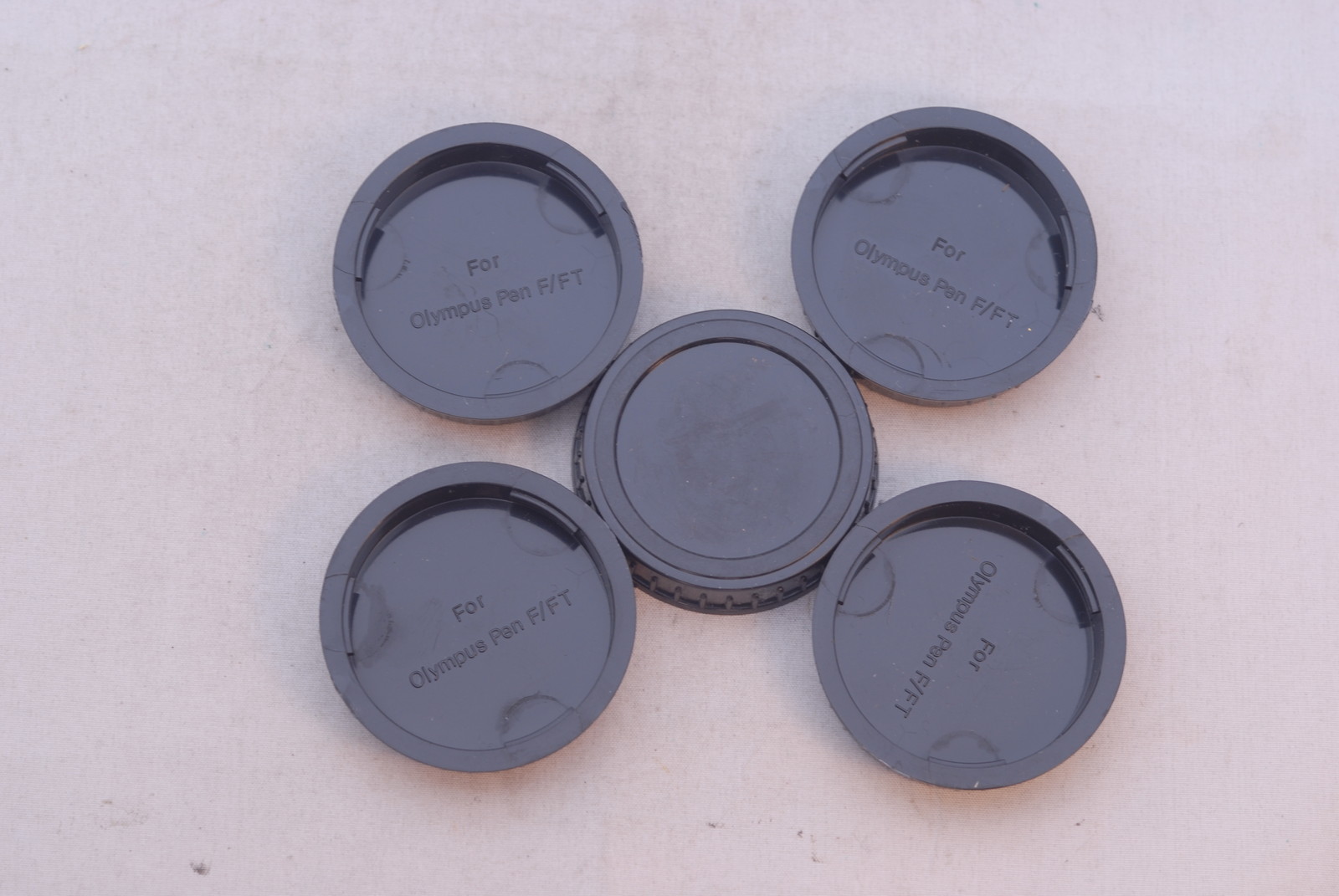New! 5 x Rear Lens Caps for Olympus Film Half-Frame Pen F, Pen FT Lens