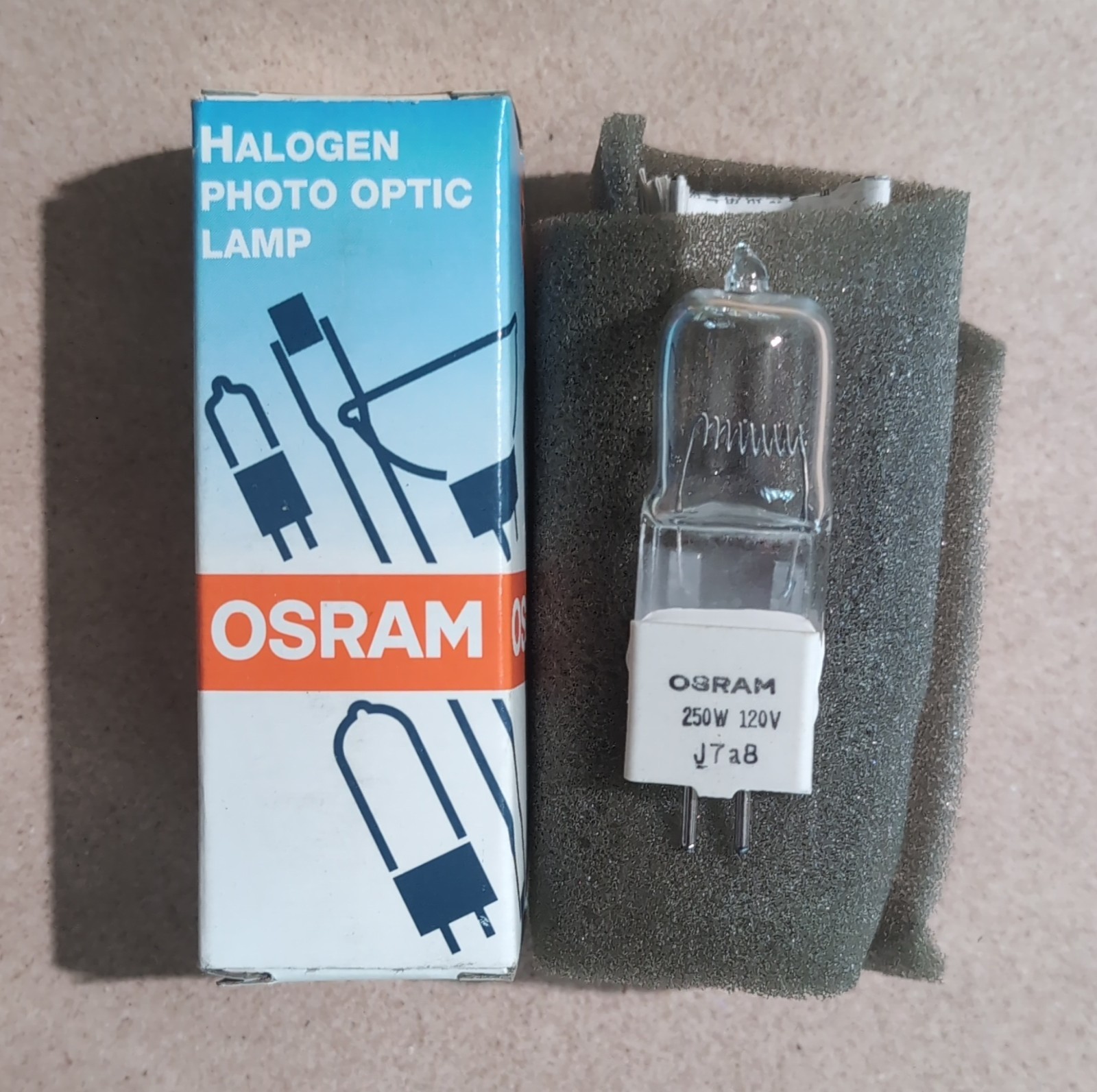 Osram Hal Photo Optic Lamp FKT EYH NAED 54547 250W 120V G53