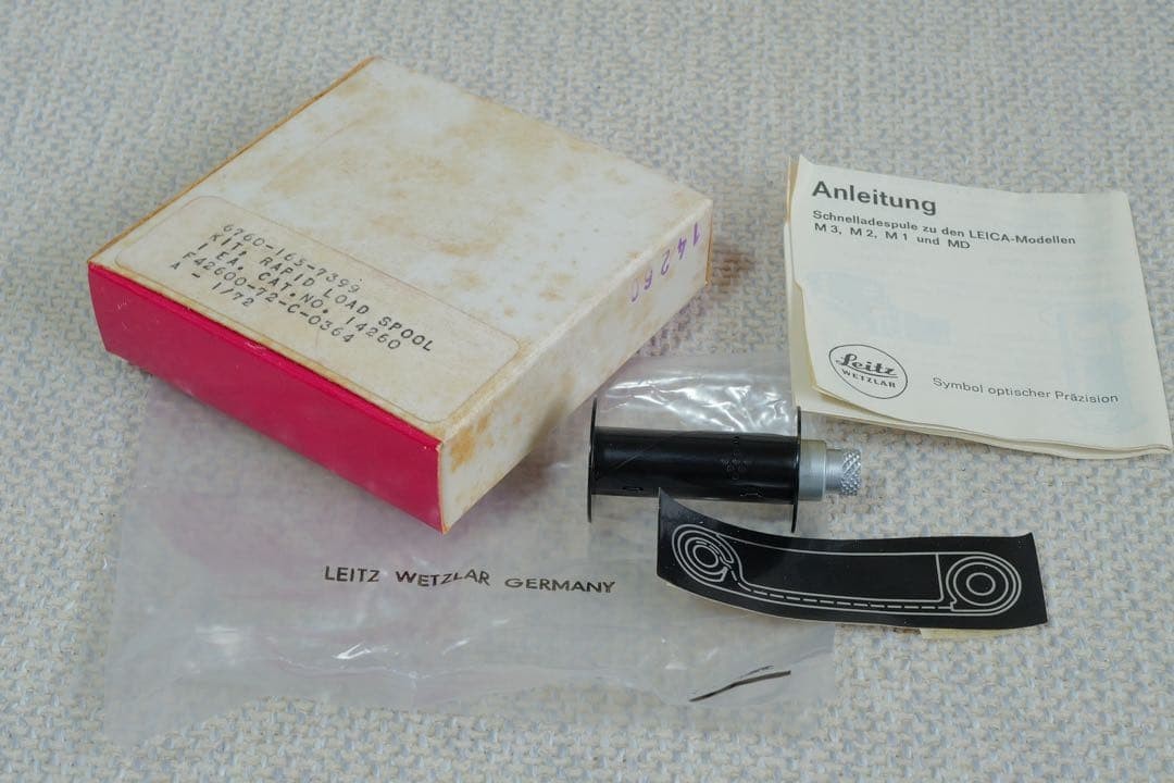 Leitz Leica Rapid Load Spool 14260 for M3 w/ Box From Japan