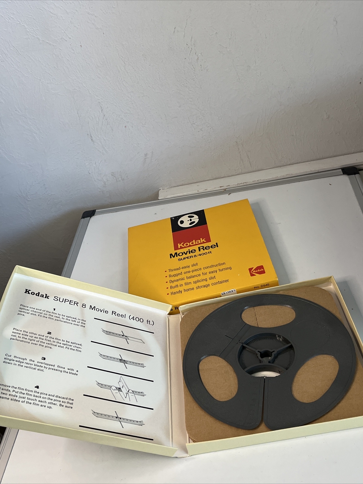 Kodak Vintage NOS Movie Reel Super 8 400ft No. 540 Estate