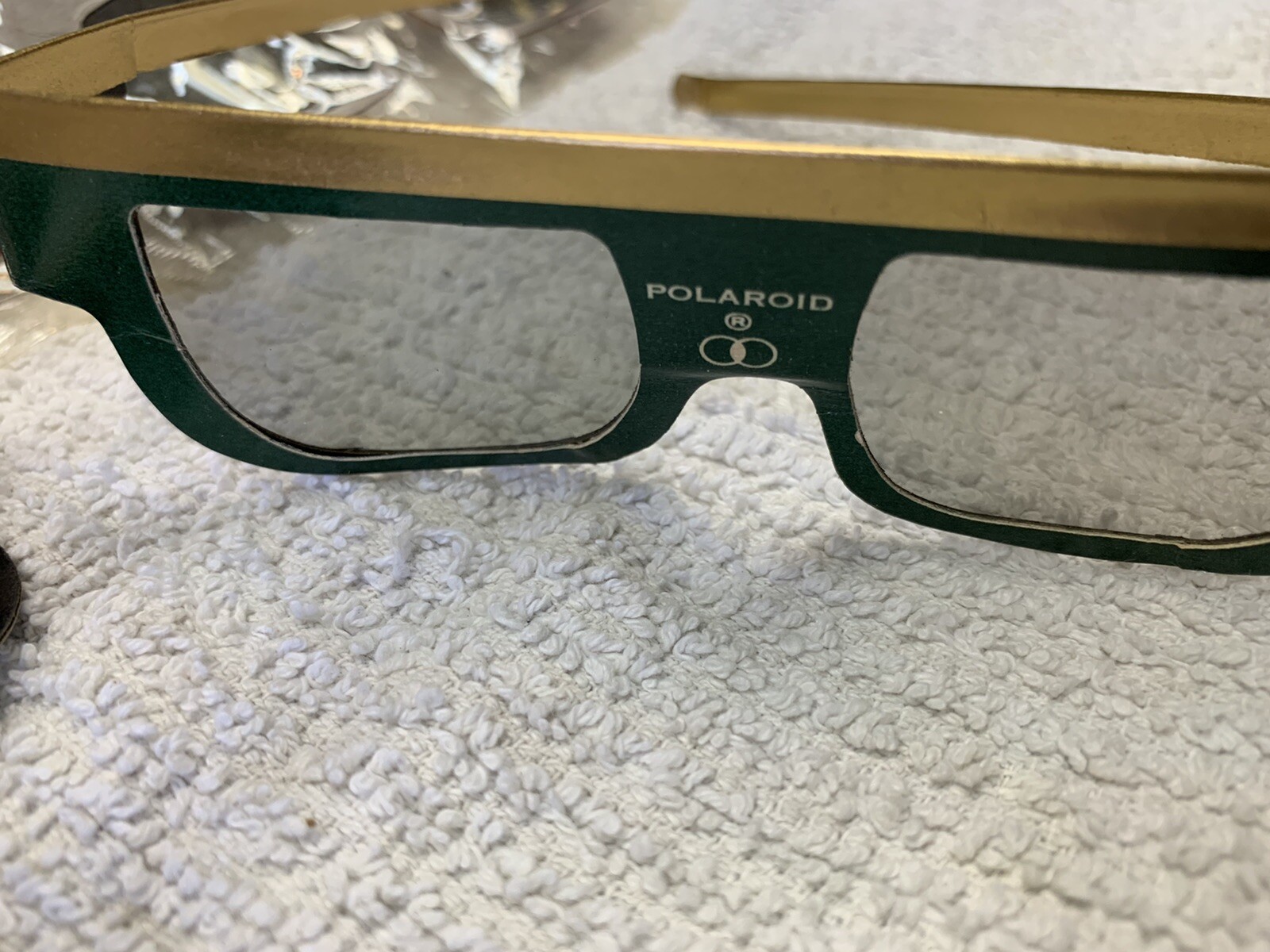 Vintage Polaroid 3D disposable glasses