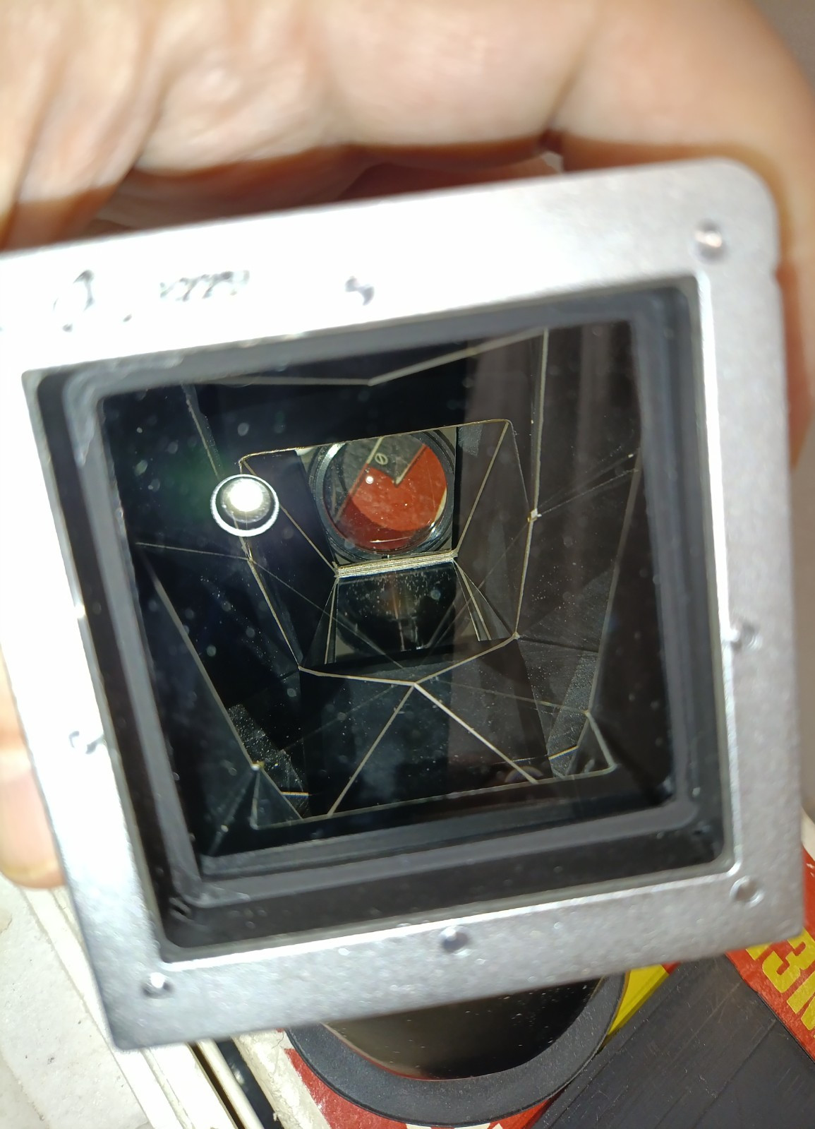 Vtg rare USSR prismatic viewfinder for cameras Salut-S Kyiv-88 type Hasselblad