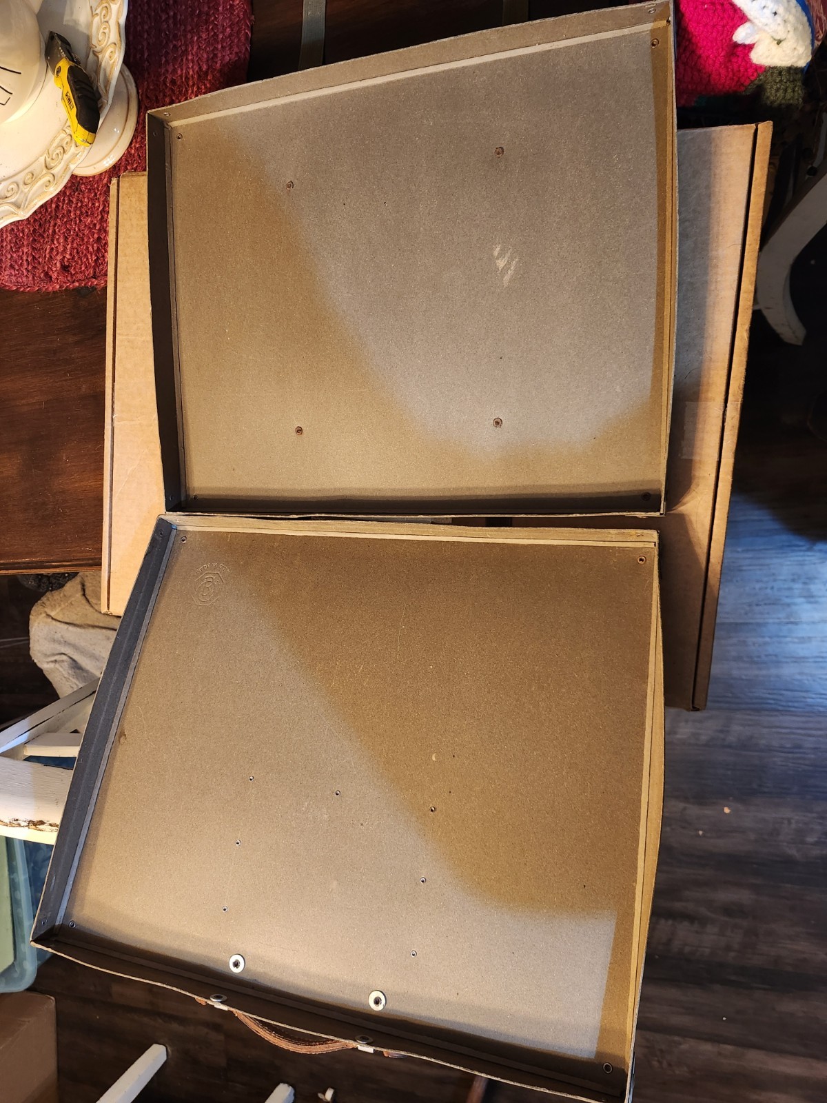 Goldberg Bros. Film Shipping Case w/Straps 16 1/2×20 1/2