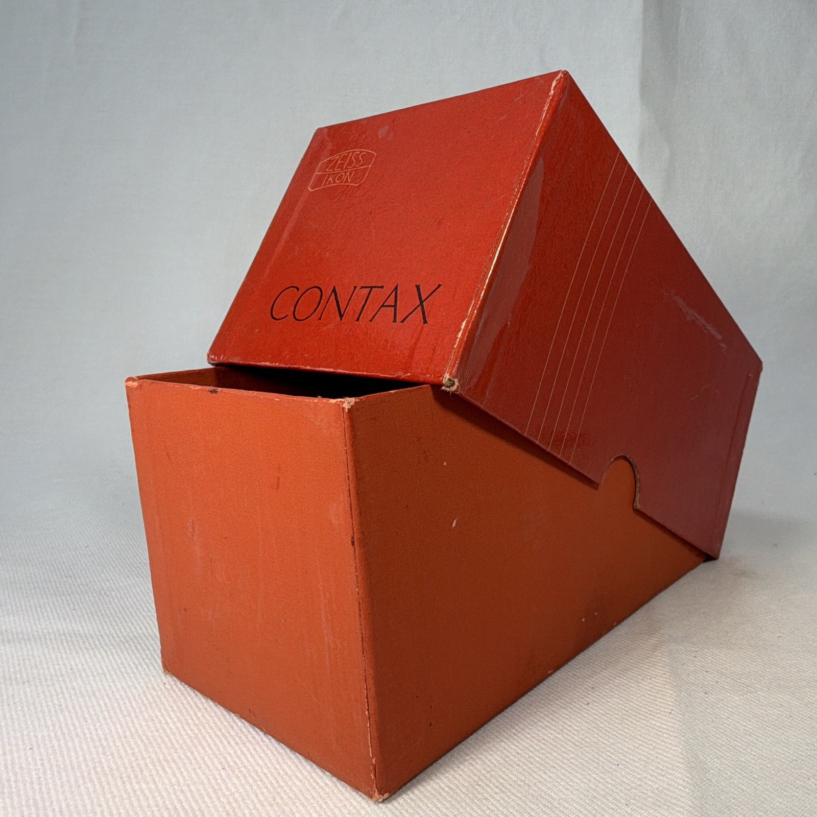 ZEISS IKON Contax Camera Box with Guarantee Card, For Contax