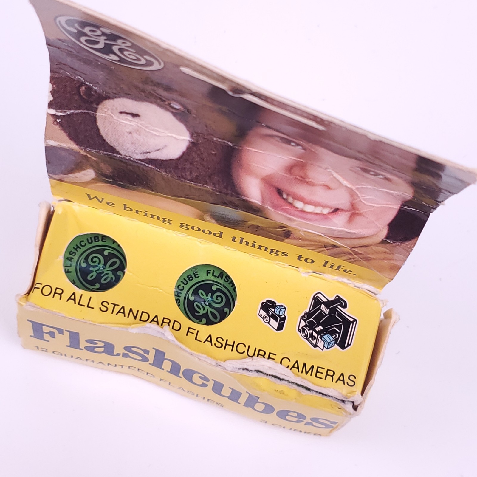 Vintage GE Flashcubes Set Of 3 Cubes in Original Box New Old Stock