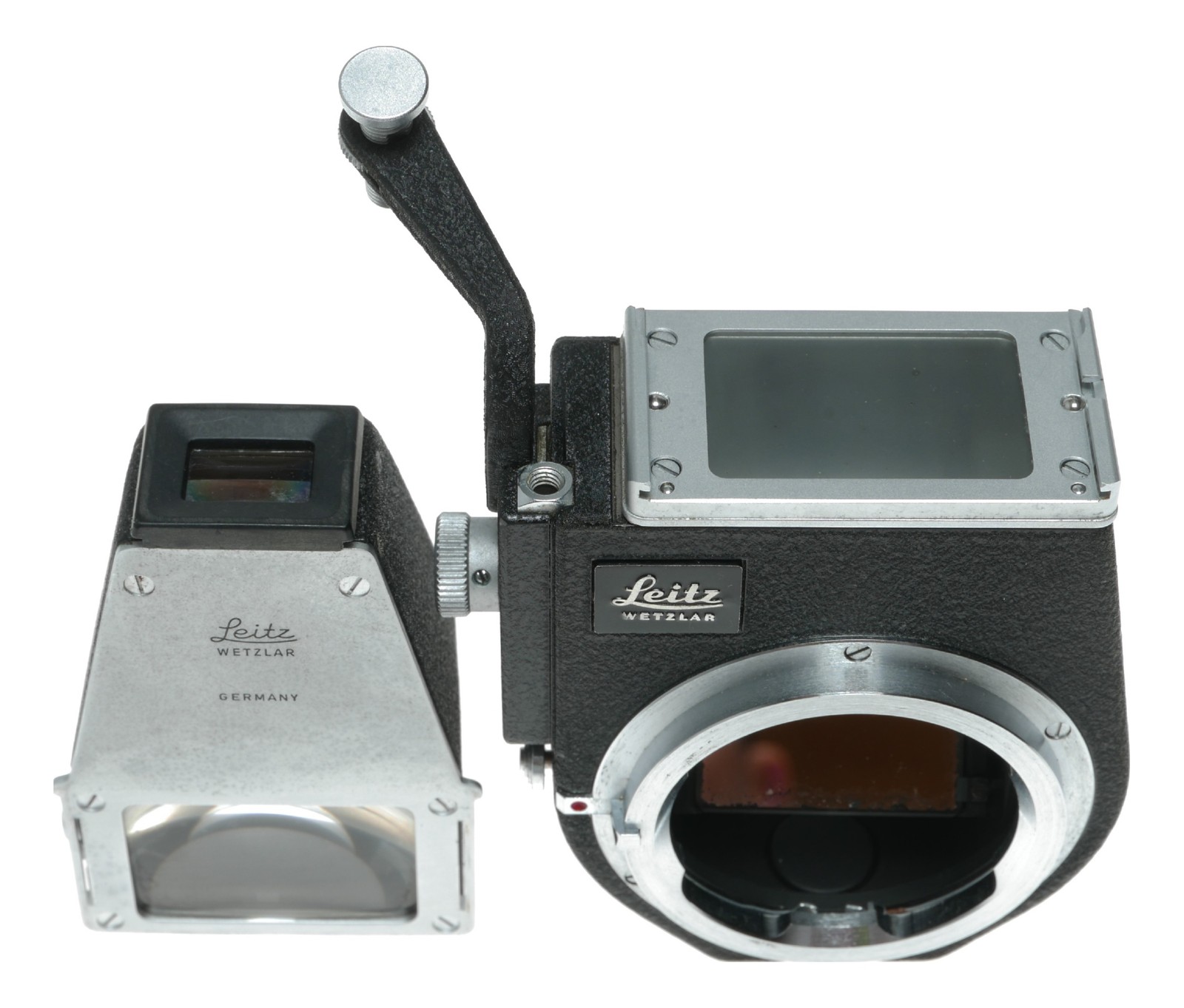 Visoflex III Leica rangefinder to SLR converter with prism clean
