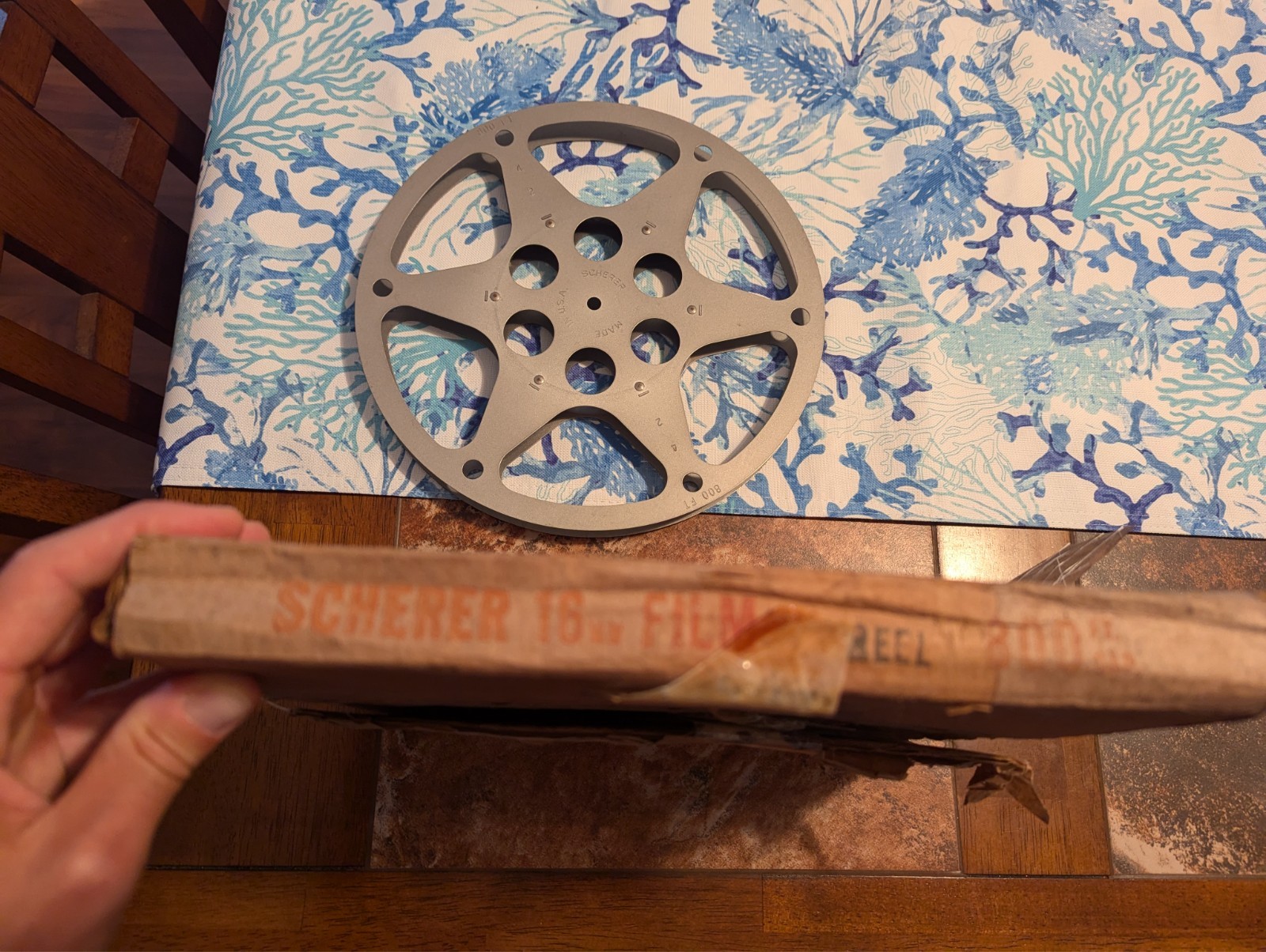 SCHERER 800′ 16MM FILM REEL 800ft cap – Made In USA – See Video