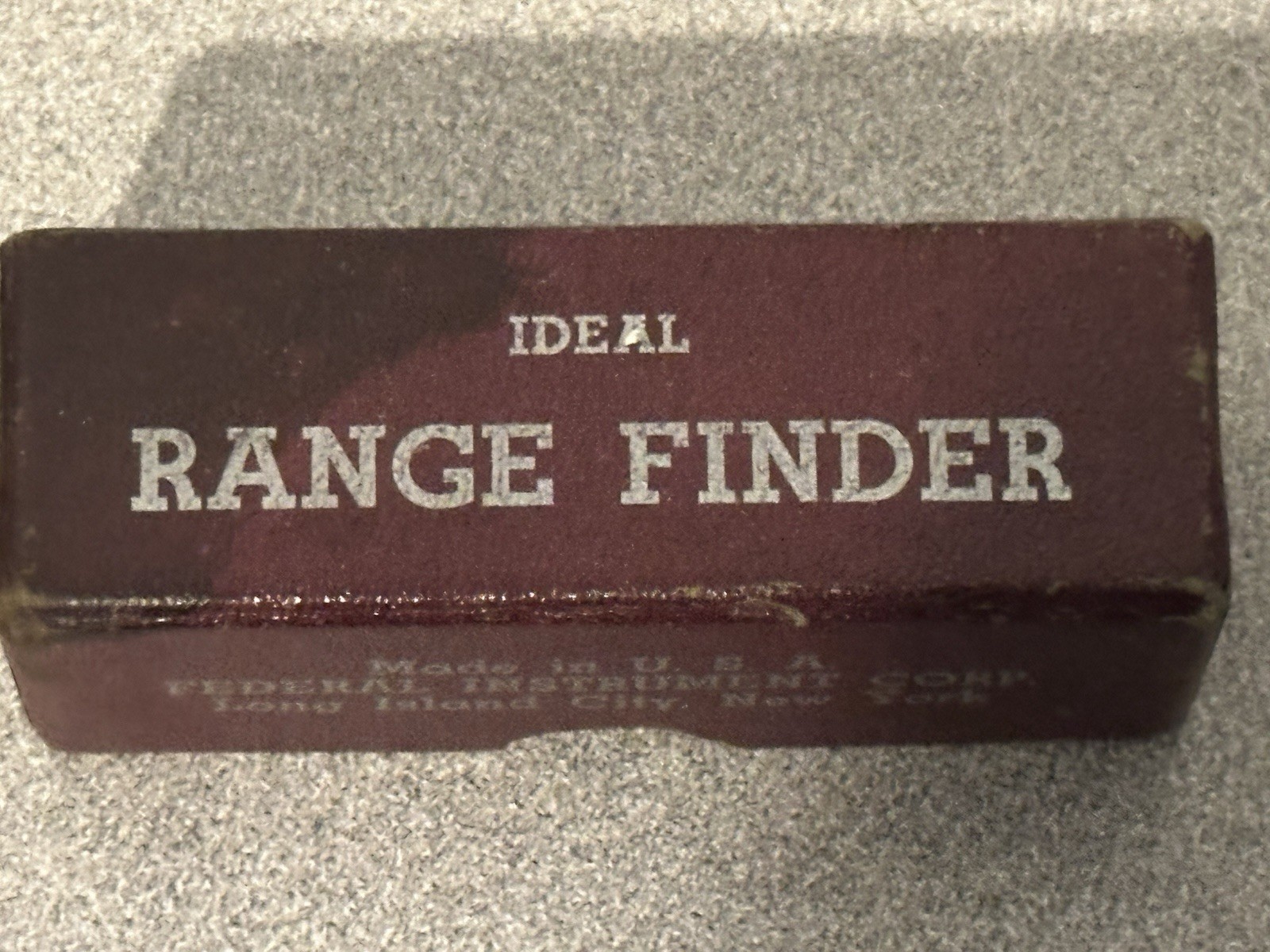VINTAGE IDEAL RANGE FINDER Federal Instrument Corp made in USA W/ Box