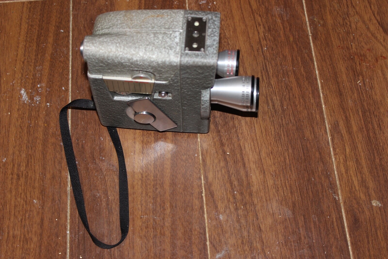 Tower Triple Lens 8MM Camera Model #T-185 & Sylvania Sun Gun Light With Case