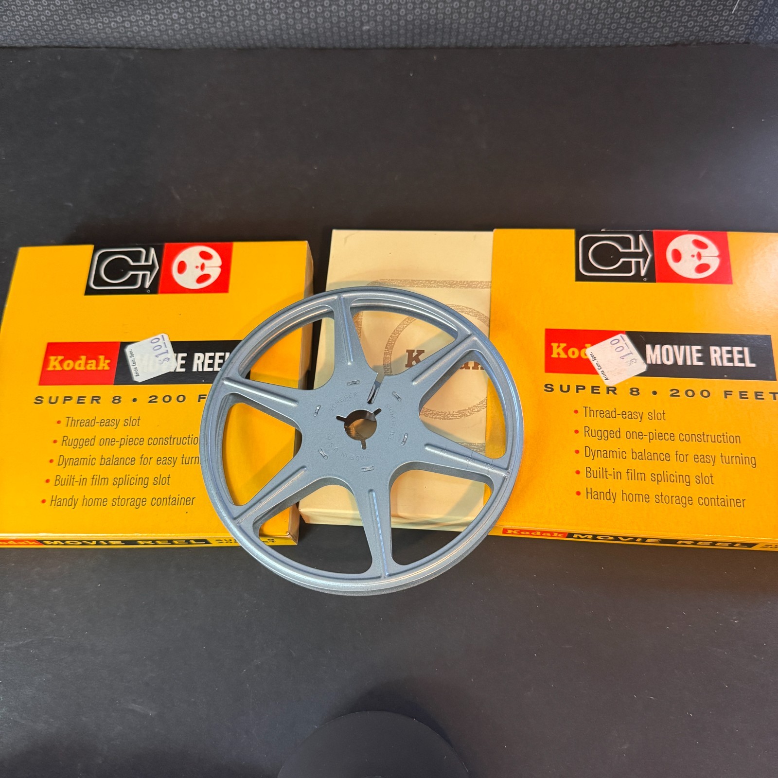 Large Lot 8mm Super 8 Take Up Reels – 3″ 5″ 7″