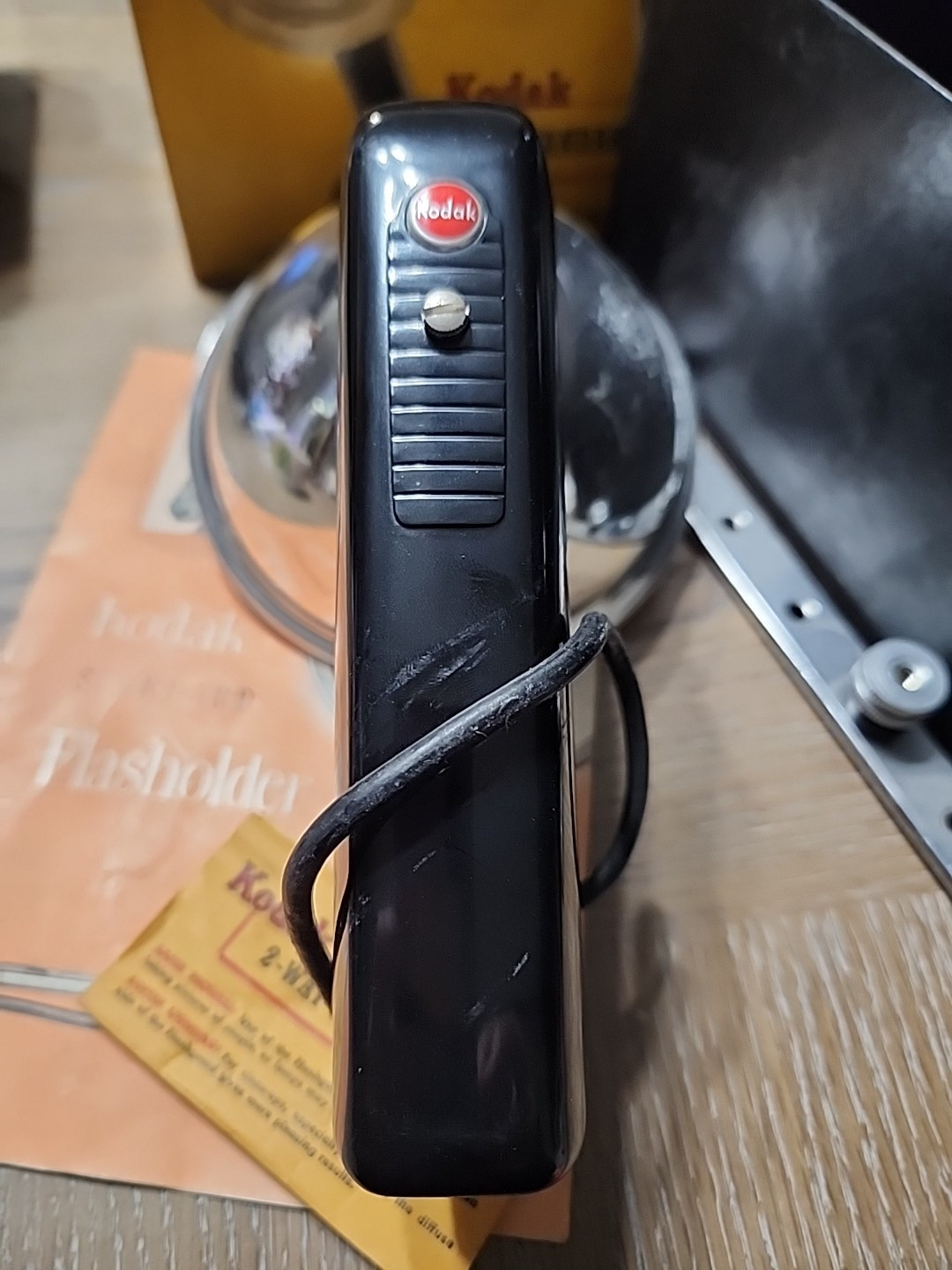 Vintage Kodak Standard Flasholder W/ Reflector & Flashguard