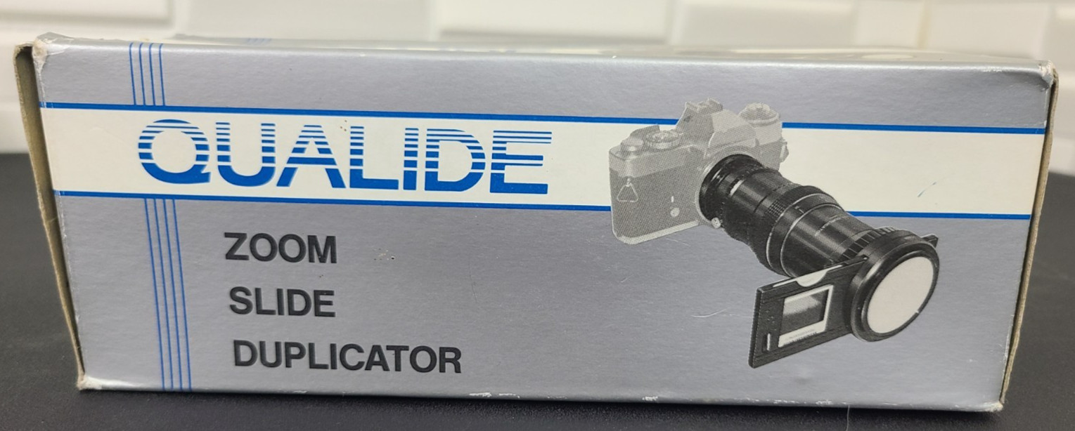 Vintage Qualide Zoom Slide Duplicator for 35mm slides