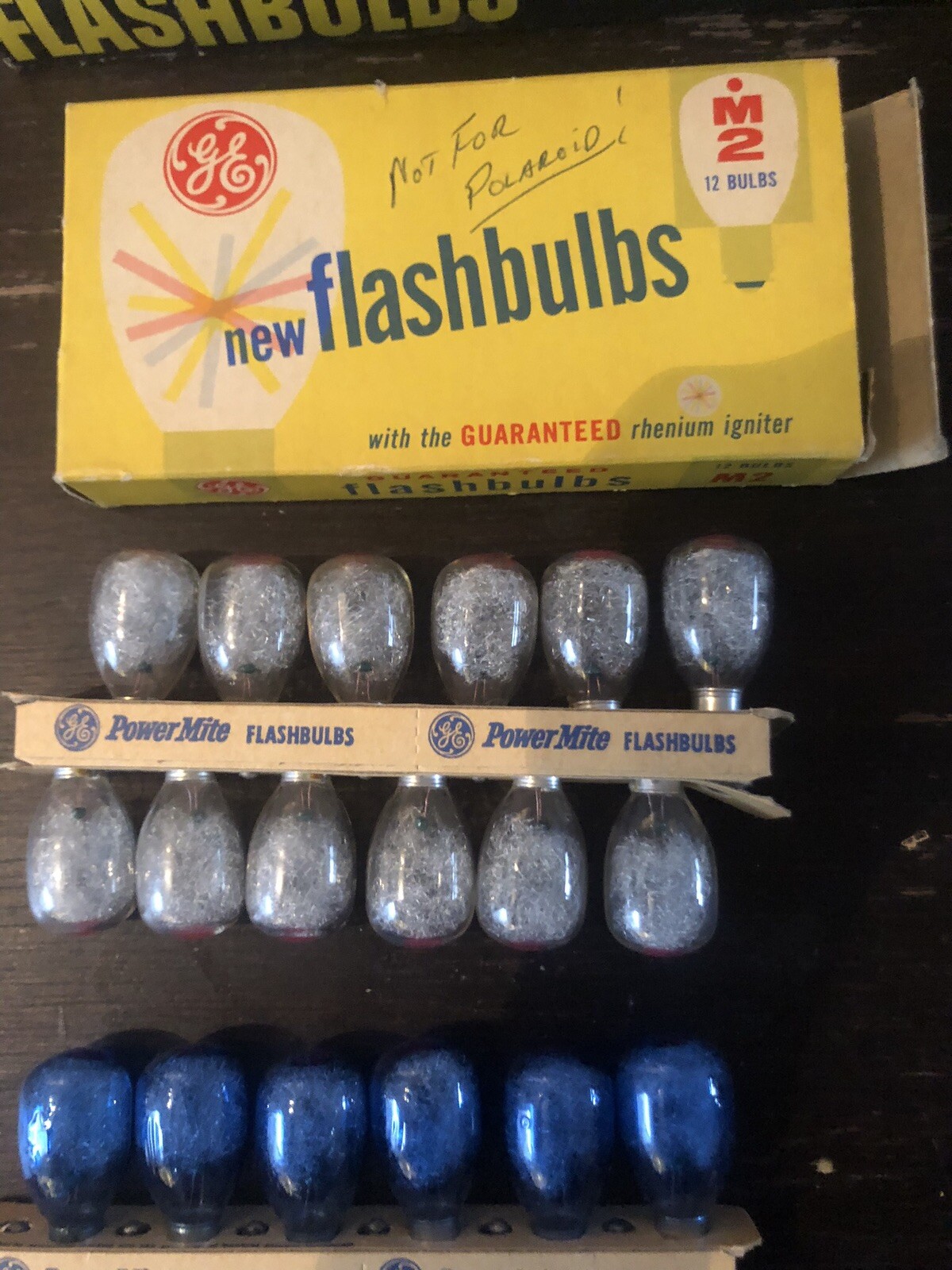 Sylvania Blue Dot Flashbulbs LOT M3