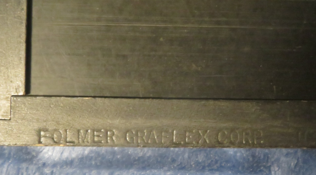 Authentic Folmer Graflex Graphic SLOTTED 2 1/4 x 3 1/4 2×3 Wooden Film Holder
