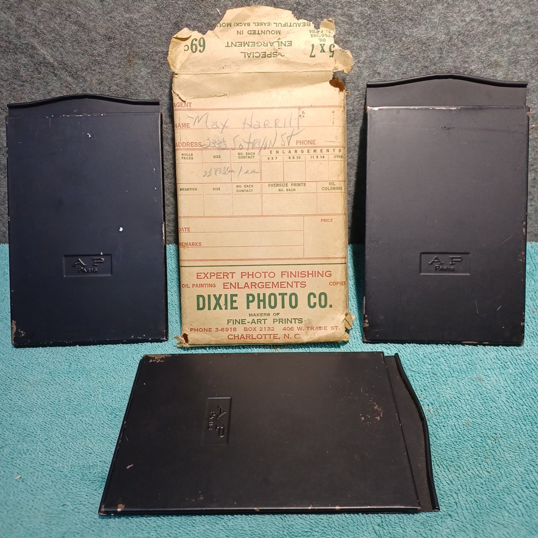 Vintage Envelope from Dixie Photo co. Containing 3 Cassette’s Marked AP Paris