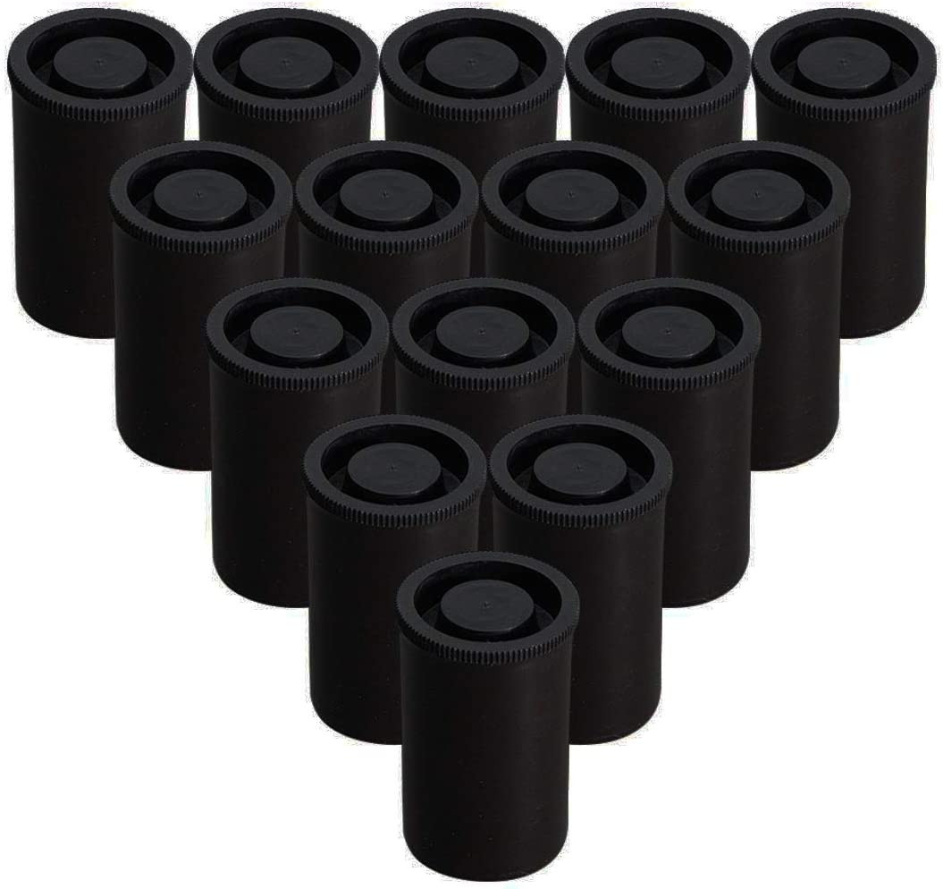 Film Canisters with Caps 35 Mm Empty Camera Reel Storage Containers Case Plastic