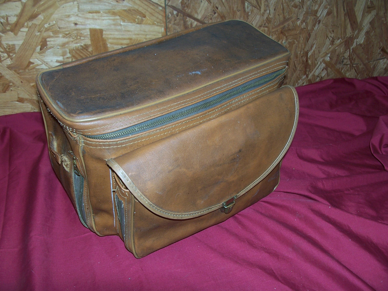Old Camera Gear Case Kodak Flash Filters Vintage Vivitar Light Meter Honeywell