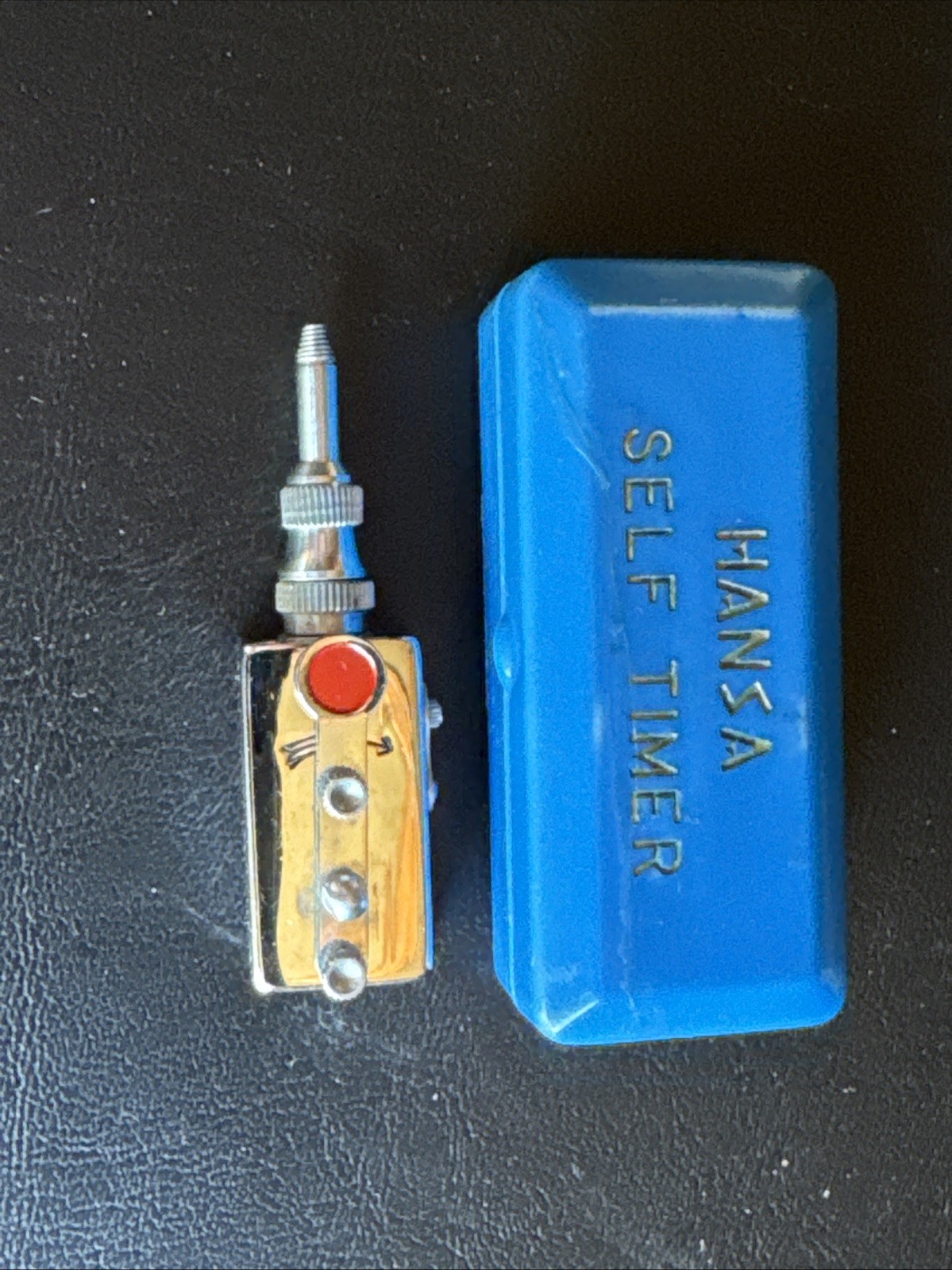 Vintage Hansa Mechanical Self Timer (Camera) Tested w/ Case