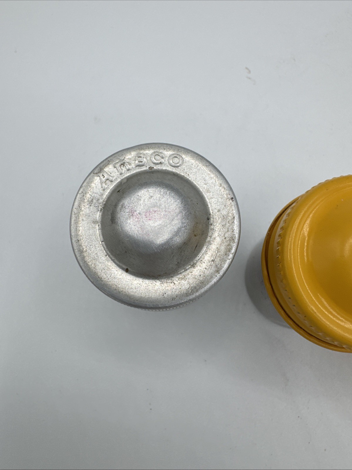 Vintage Film Canisters aluminum With Lids Lot Of 4